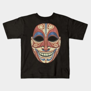 Noh Mask Kids T-Shirt